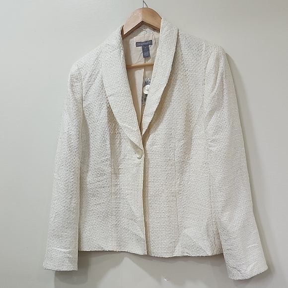 NWT Clasic Chic Cream Women's Blazer - Picture 1 of 8